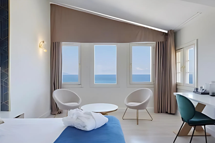 Chambre vue sur mer à Saint-Sébastien